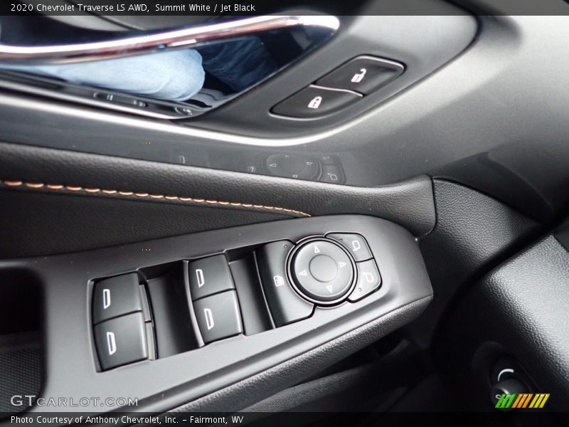 Summit White / Jet Black 2020 Chevrolet Traverse LS AWD