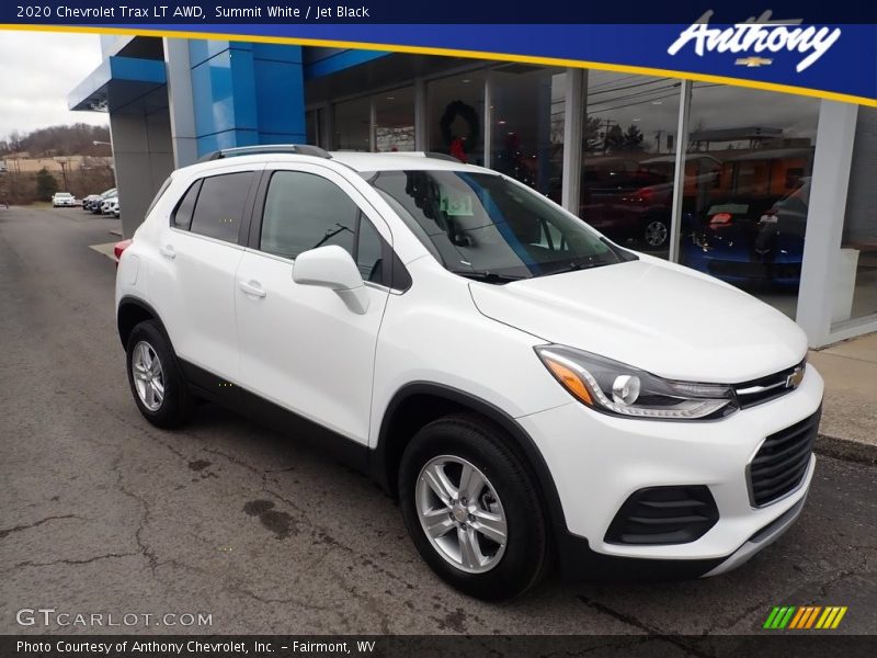 Summit White / Jet Black 2020 Chevrolet Trax LT AWD