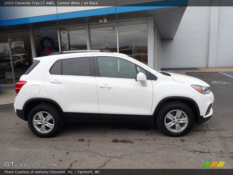Summit White / Jet Black 2020 Chevrolet Trax LT AWD
