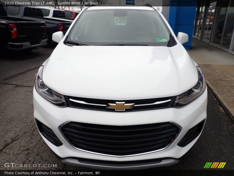 Summit White / Jet Black 2020 Chevrolet Trax LT AWD