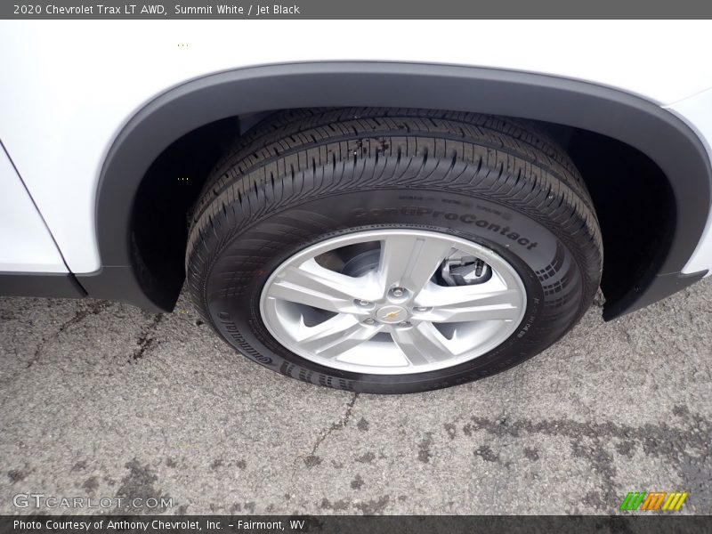 Summit White / Jet Black 2020 Chevrolet Trax LT AWD