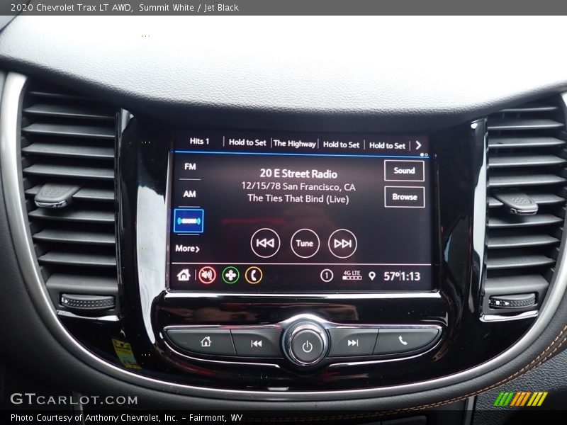 Summit White / Jet Black 2020 Chevrolet Trax LT AWD