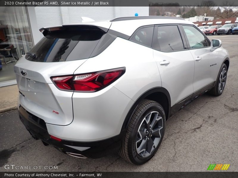 Silver Ice Metallic / Jet Black 2020 Chevrolet Blazer RS AWD