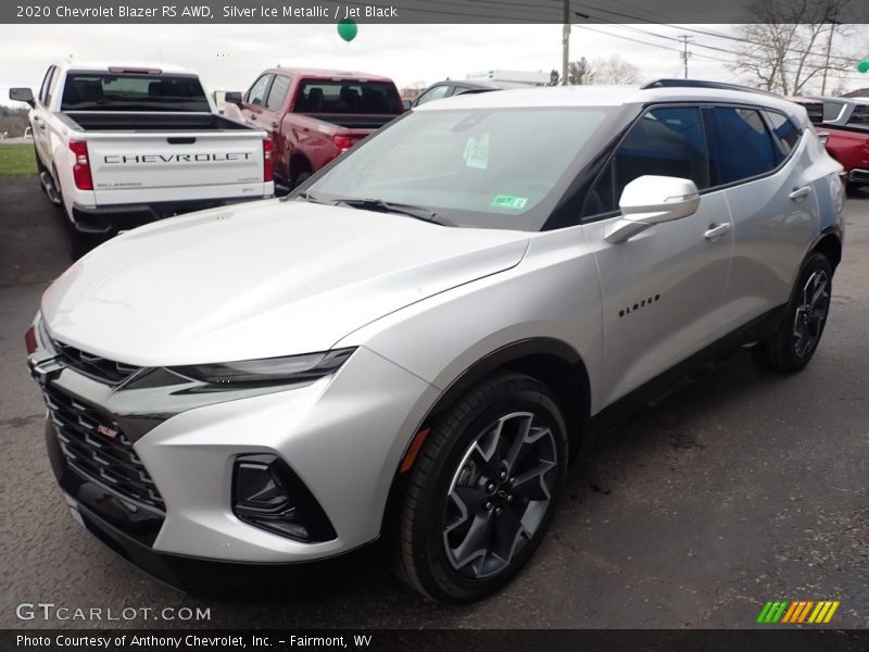 Silver Ice Metallic / Jet Black 2020 Chevrolet Blazer RS AWD