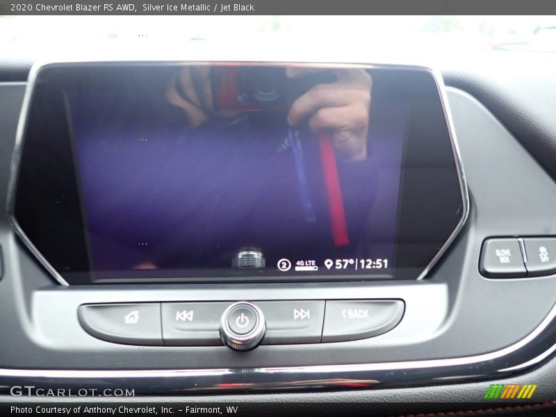 Silver Ice Metallic / Jet Black 2020 Chevrolet Blazer RS AWD