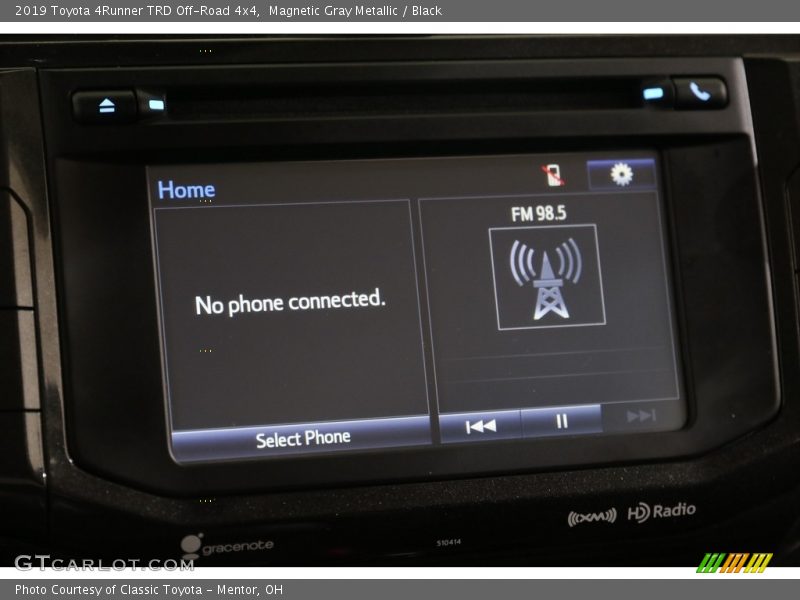 Magnetic Gray Metallic / Black 2019 Toyota 4Runner TRD Off-Road 4x4