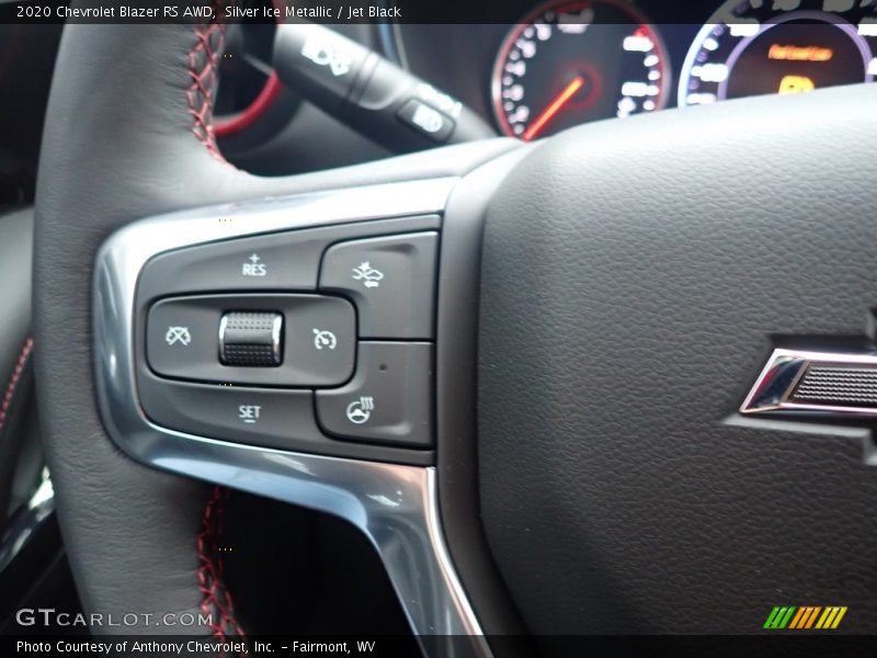 Silver Ice Metallic / Jet Black 2020 Chevrolet Blazer RS AWD