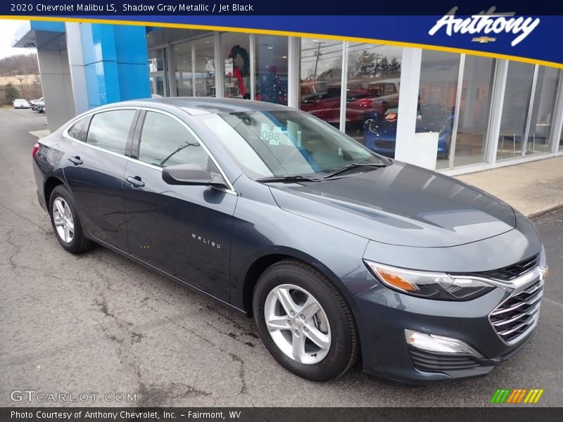 Shadow Gray Metallic / Jet Black 2020 Chevrolet Malibu LS