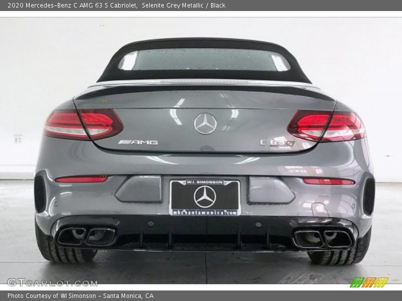 Selenite Grey Metallic / Black 2020 Mercedes-Benz C AMG 63 S Cabriolet