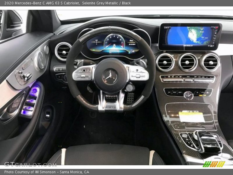 Selenite Grey Metallic / Black 2020 Mercedes-Benz C AMG 63 S Cabriolet