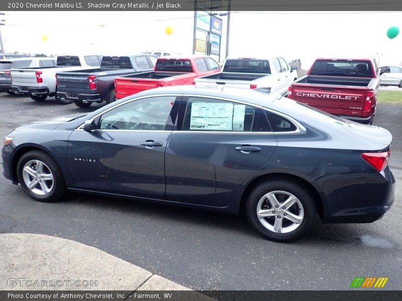 Shadow Gray Metallic / Jet Black 2020 Chevrolet Malibu LS