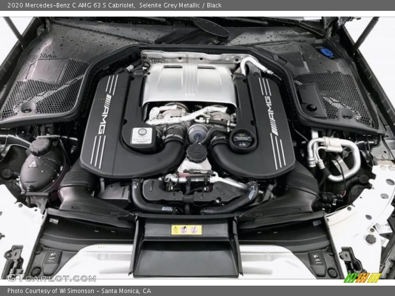  2020 C AMG 63 S Cabriolet Engine - 4.0 Liter AMG biturbo DOHC 32-Valve VVT V8