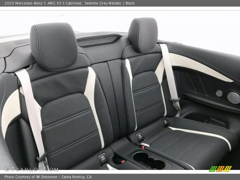 Rear Seat of 2020 C AMG 63 S Cabriolet