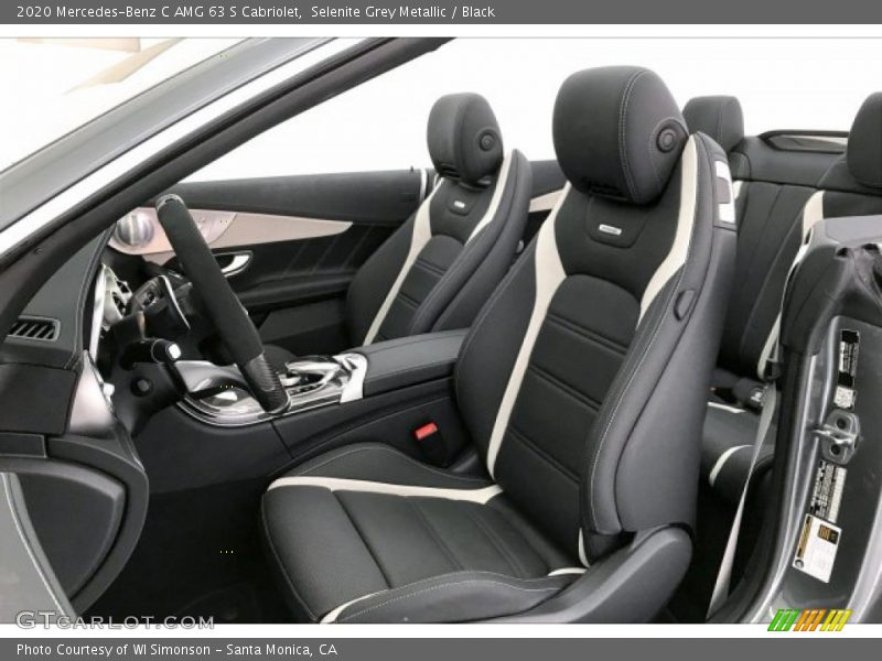  2020 C AMG 63 S Cabriolet Black Interior
