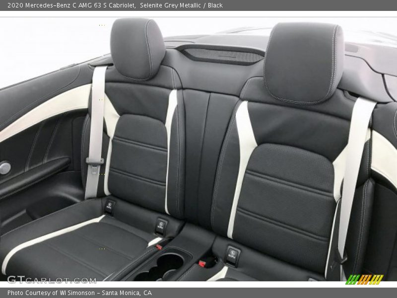 Rear Seat of 2020 C AMG 63 S Cabriolet
