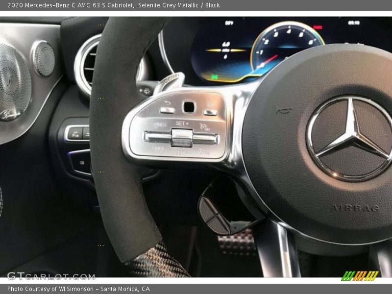 Selenite Grey Metallic / Black 2020 Mercedes-Benz C AMG 63 S Cabriolet