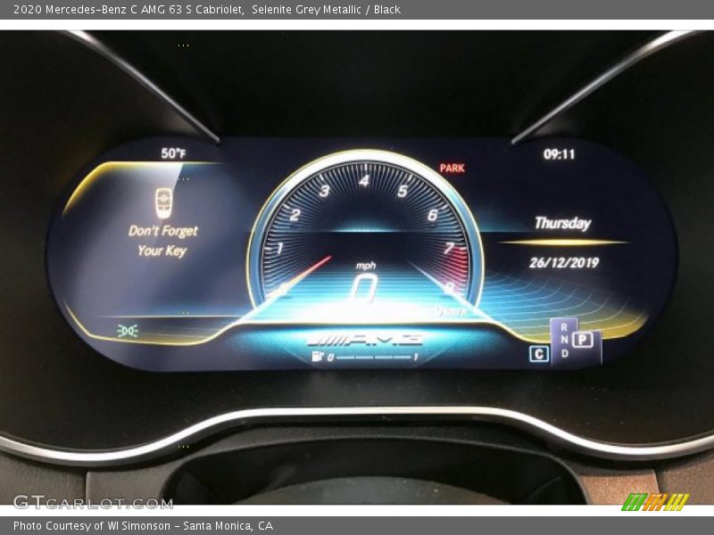  2020 C AMG 63 S Cabriolet AMG 63 S Cabriolet Gauges