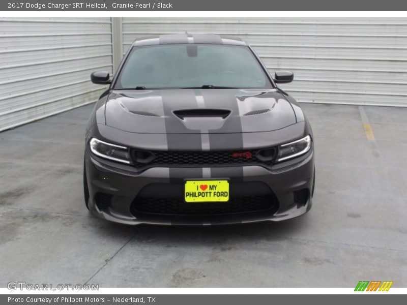 Granite Pearl / Black 2017 Dodge Charger SRT Hellcat