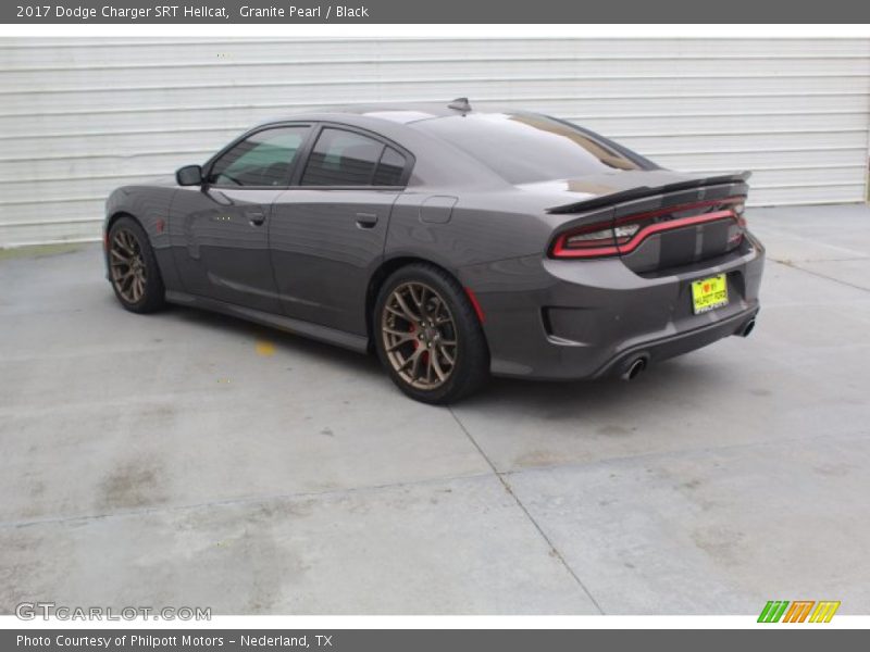 Granite Pearl / Black 2017 Dodge Charger SRT Hellcat