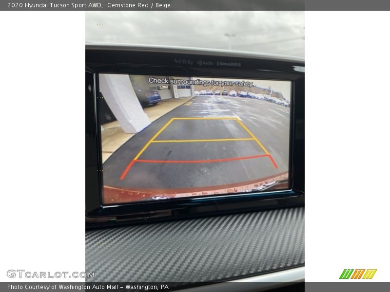 Gemstone Red / Beige 2020 Hyundai Tucson Sport AWD