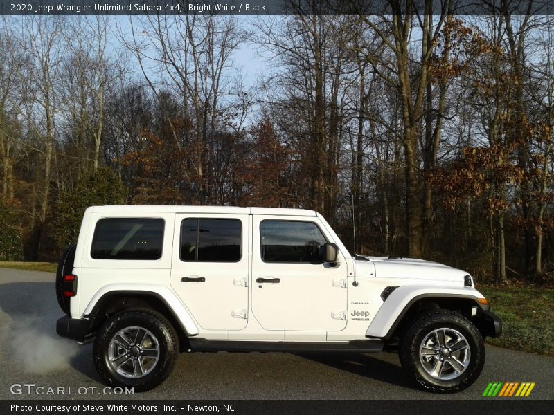 Bright White / Black 2020 Jeep Wrangler Unlimited Sahara 4x4