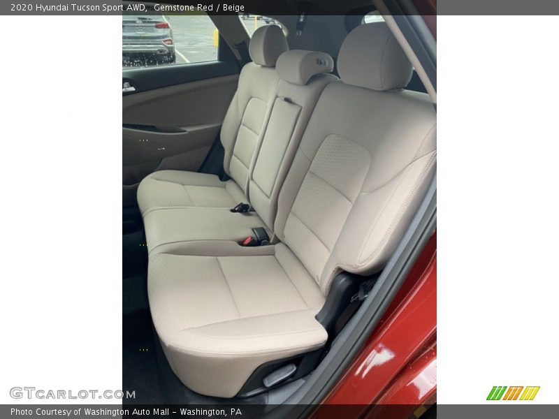 Gemstone Red / Beige 2020 Hyundai Tucson Sport AWD