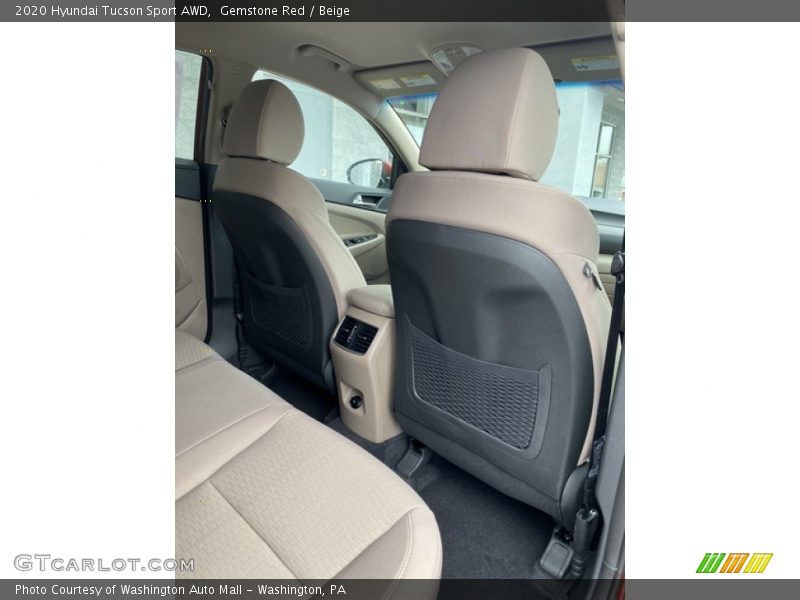 Gemstone Red / Beige 2020 Hyundai Tucson Sport AWD