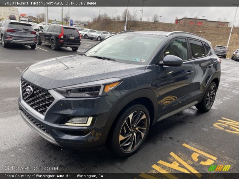 Dusk Blue / Beige 2020 Hyundai Tucson Sport AWD