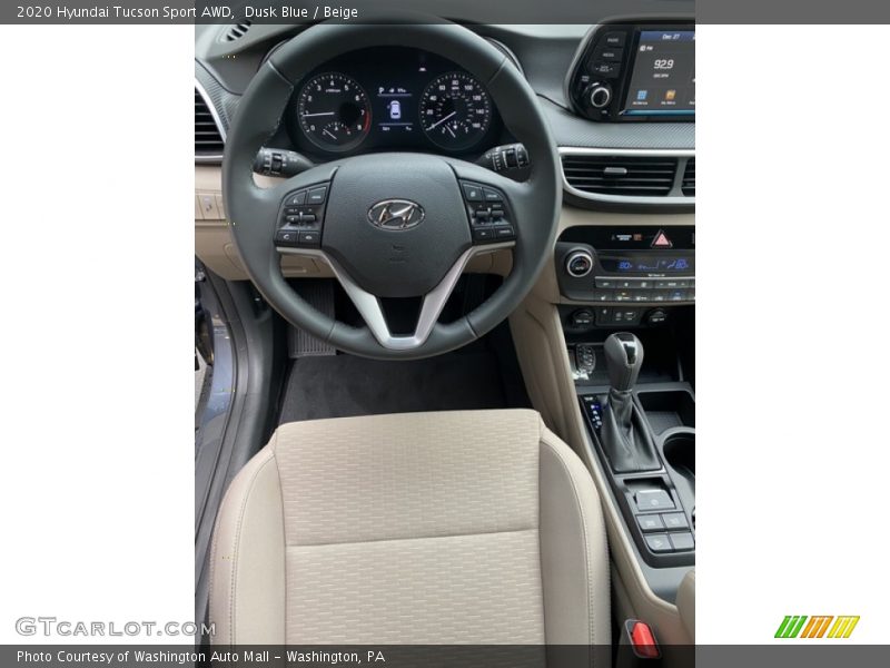 Dusk Blue / Beige 2020 Hyundai Tucson Sport AWD