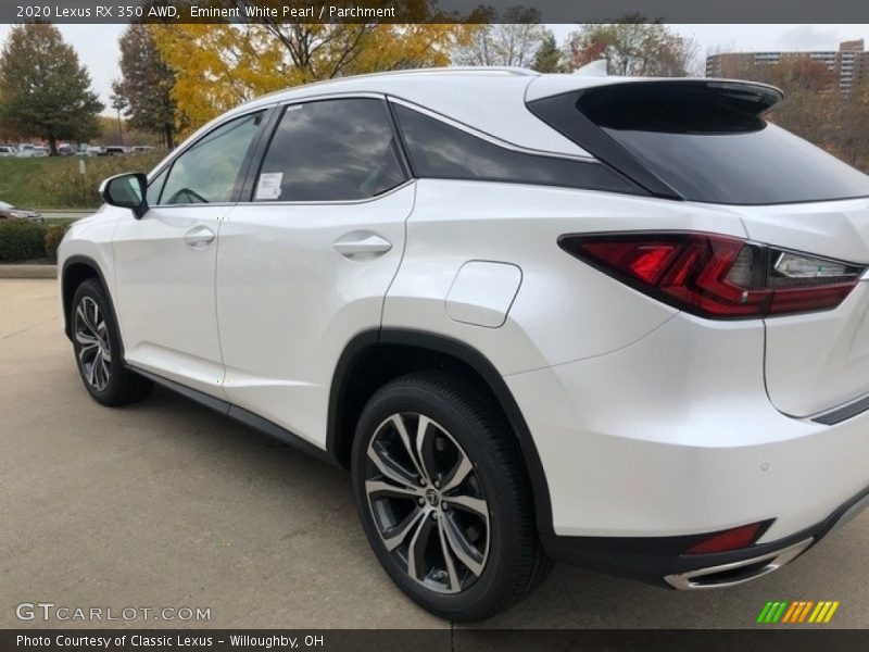 Eminent White Pearl / Parchment 2020 Lexus RX 350 AWD