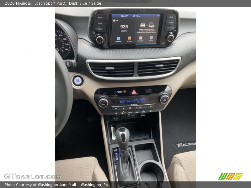 Dusk Blue / Beige 2020 Hyundai Tucson Sport AWD