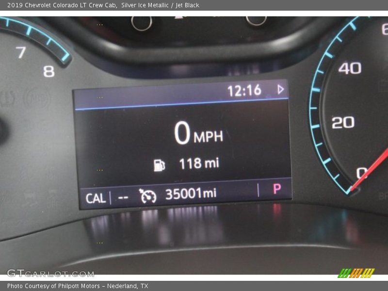Silver Ice Metallic / Jet Black 2019 Chevrolet Colorado LT Crew Cab