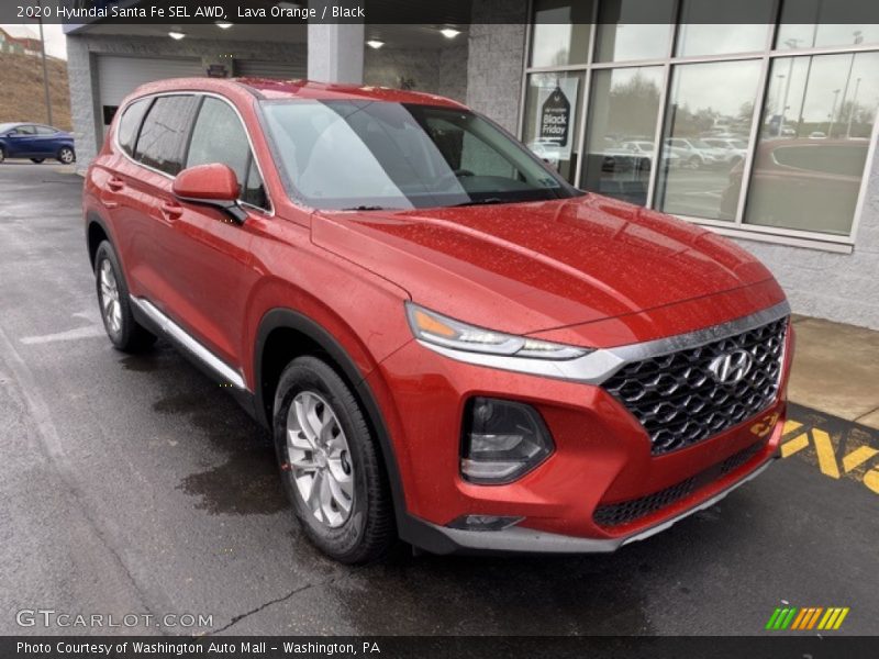 Front 3/4 View of 2020 Santa Fe SEL AWD