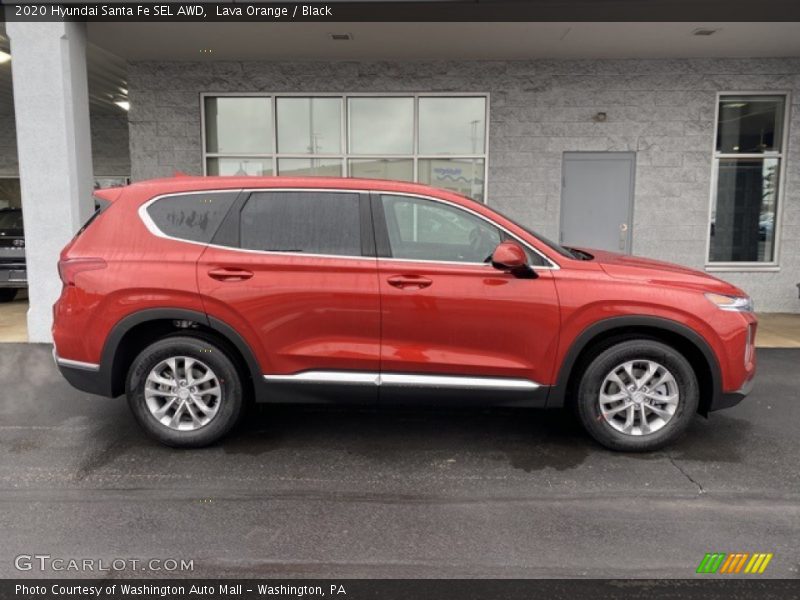  2020 Santa Fe SEL AWD Lava Orange