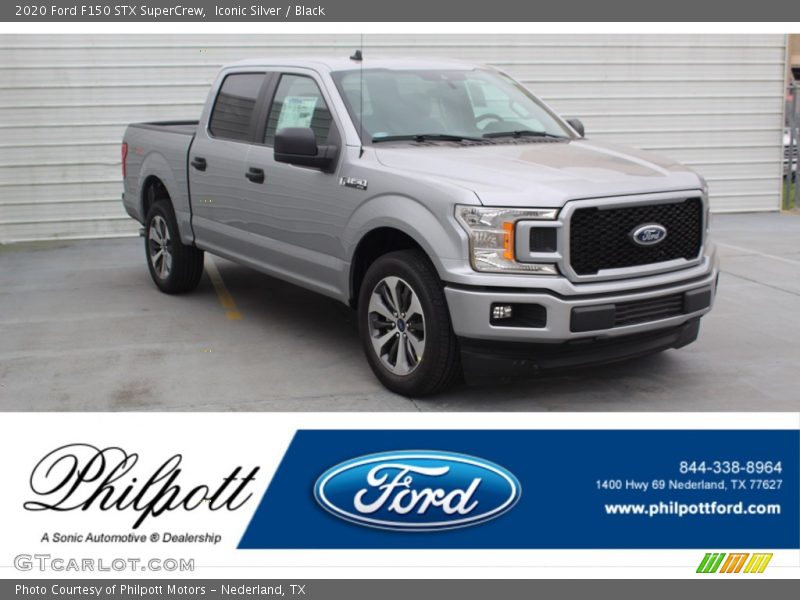 Iconic Silver / Black 2020 Ford F150 STX SuperCrew
