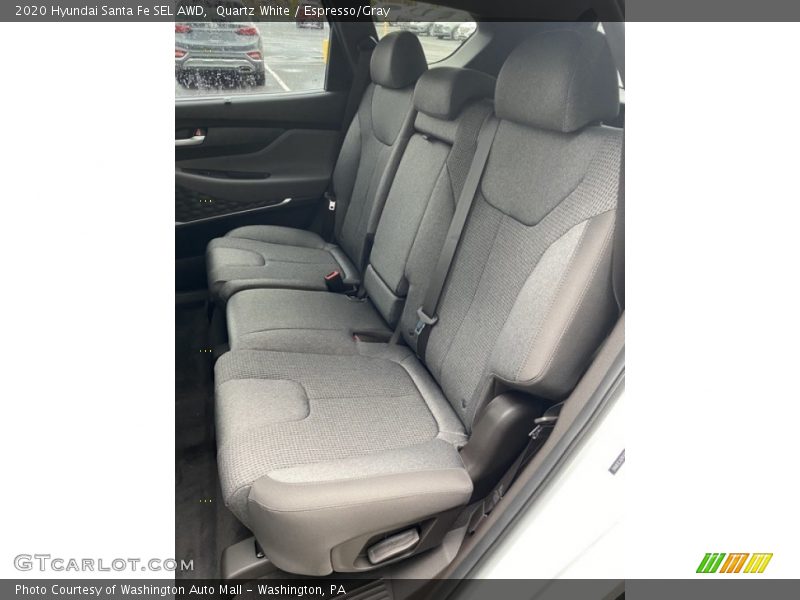 Quartz White / Espresso/Gray 2020 Hyundai Santa Fe SEL AWD