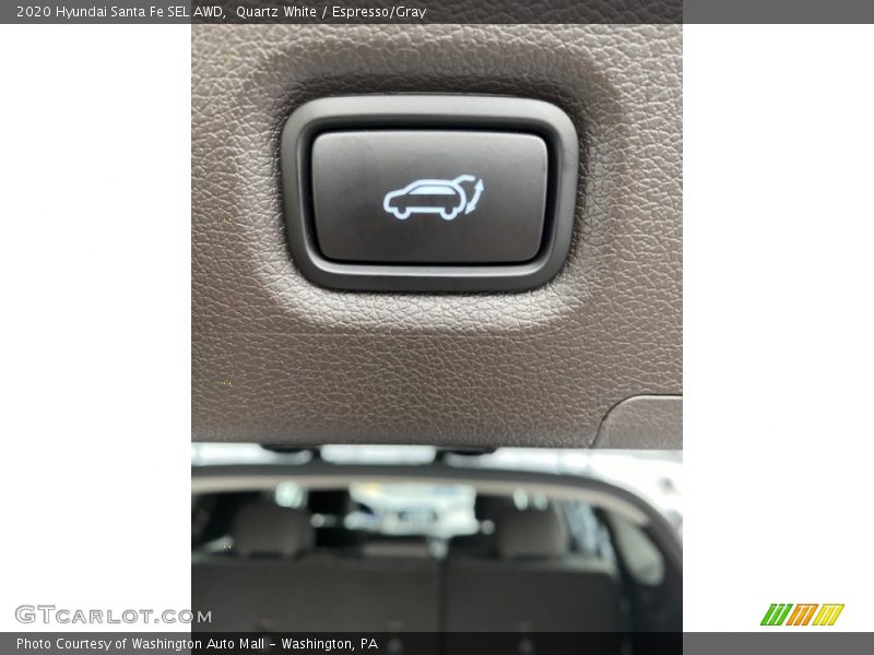 Quartz White / Espresso/Gray 2020 Hyundai Santa Fe SEL AWD