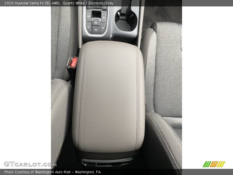 Quartz White / Espresso/Gray 2020 Hyundai Santa Fe SEL AWD