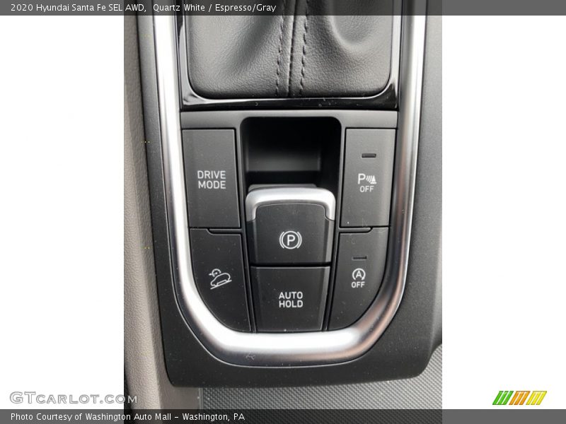 Quartz White / Espresso/Gray 2020 Hyundai Santa Fe SEL AWD