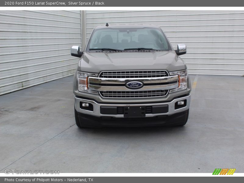 Silver Spruce / Black 2020 Ford F150 Lariat SuperCrew