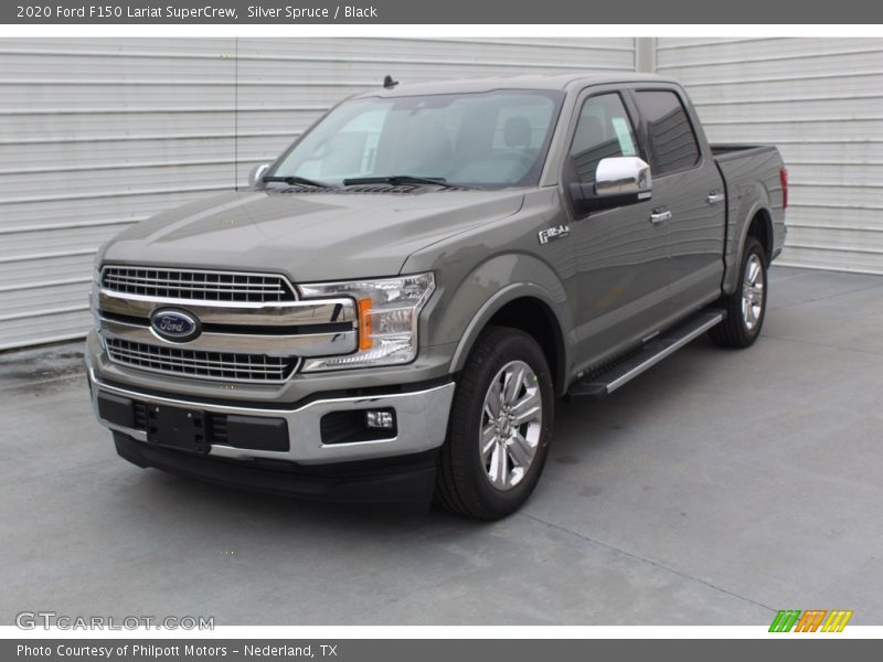 Silver Spruce / Black 2020 Ford F150 Lariat SuperCrew
