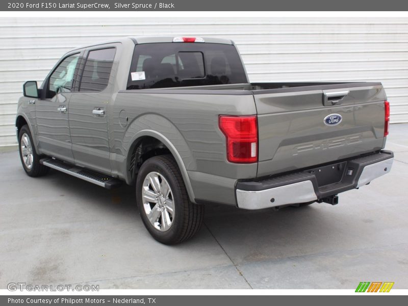 Silver Spruce / Black 2020 Ford F150 Lariat SuperCrew