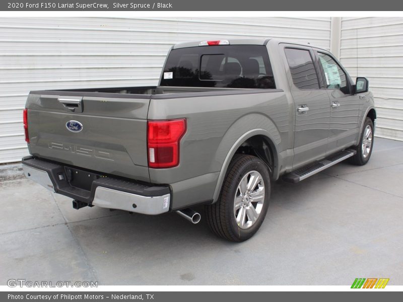Silver Spruce / Black 2020 Ford F150 Lariat SuperCrew