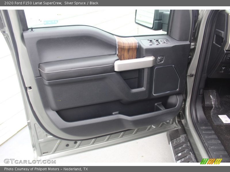 Silver Spruce / Black 2020 Ford F150 Lariat SuperCrew