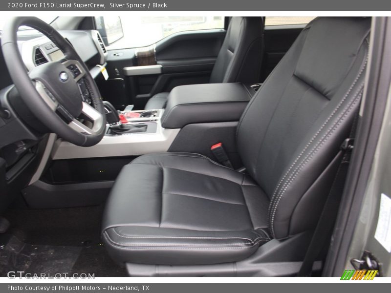 Silver Spruce / Black 2020 Ford F150 Lariat SuperCrew