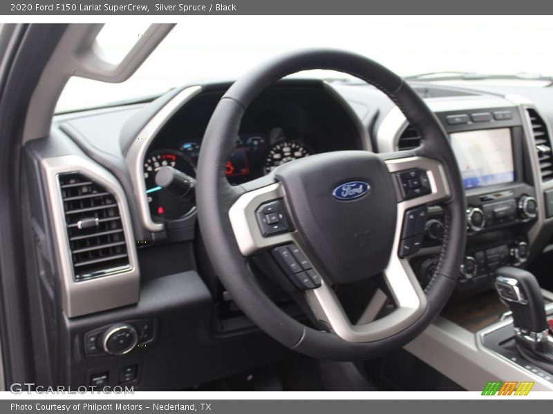 Silver Spruce / Black 2020 Ford F150 Lariat SuperCrew