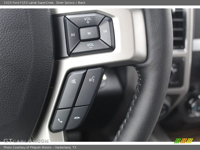 Silver Spruce / Black 2020 Ford F150 Lariat SuperCrew