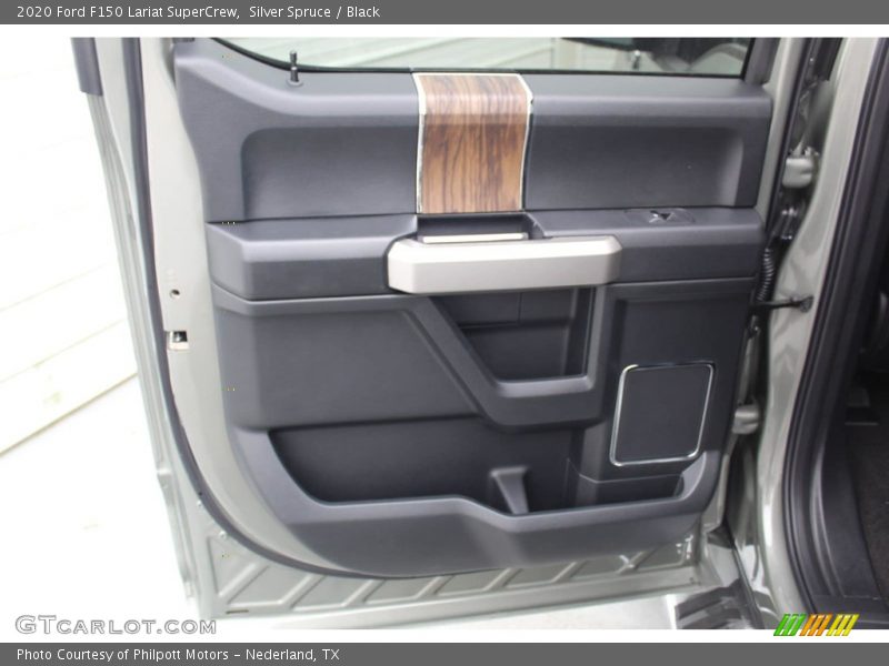 Silver Spruce / Black 2020 Ford F150 Lariat SuperCrew