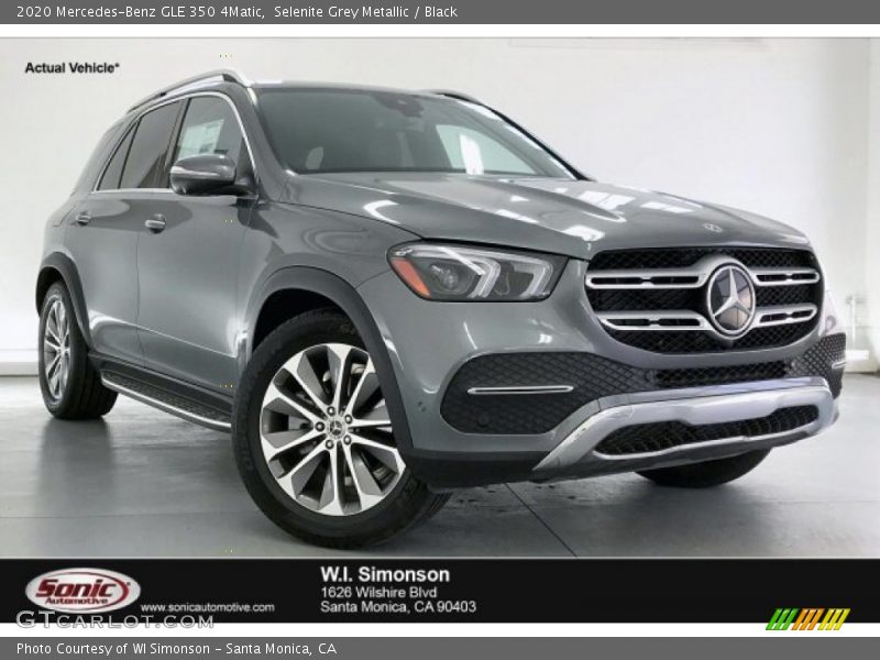 Selenite Grey Metallic / Black 2020 Mercedes-Benz GLE 350 4Matic