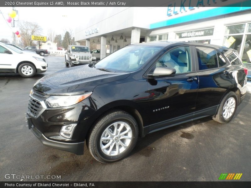 Mosaic Black Metallic / Ash Gray 2020 Chevrolet Equinox LS AWD